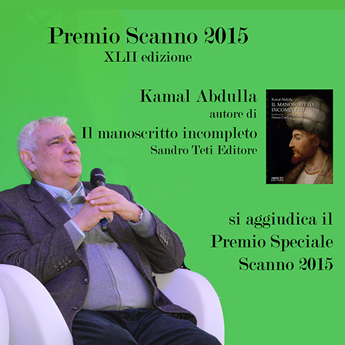 Premio Scanno 2015: vince Kamal Abdulla